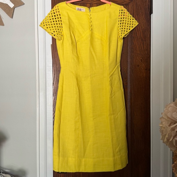 Vintage R&K Originals Yellow Dress size S - Picture 1 of 12